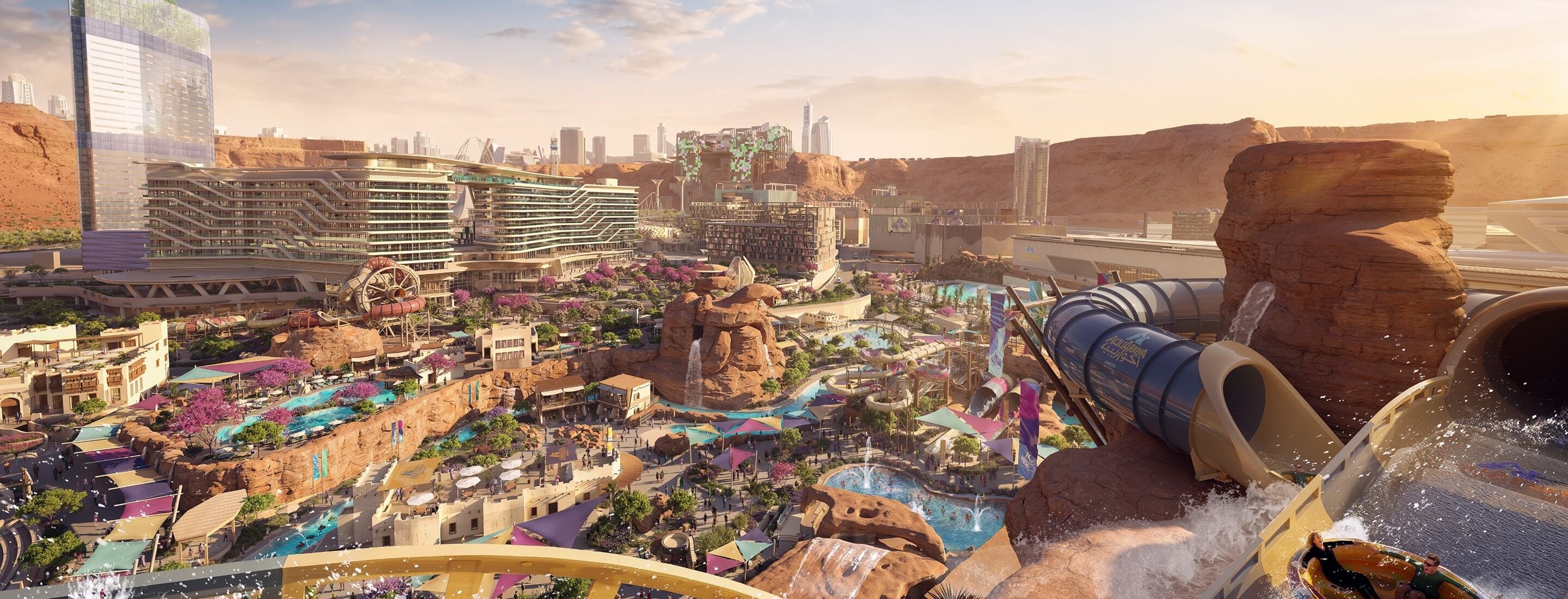 Get ready to dive into the first-of-its-kind water theme park in Saudi Arabia